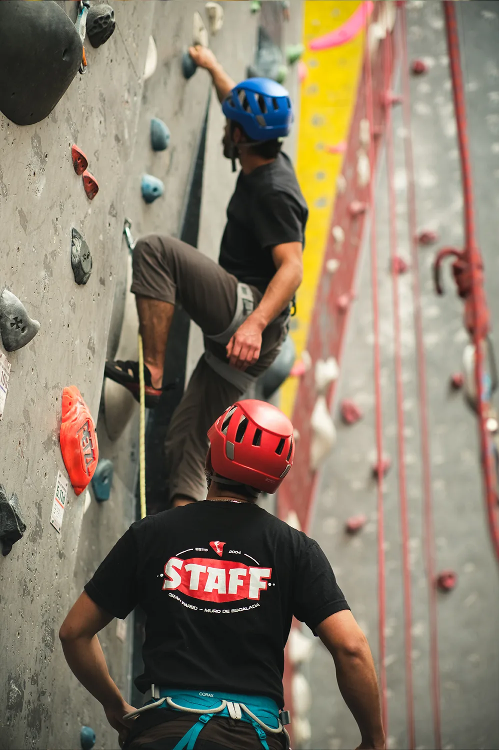 Curso de escalada en punta